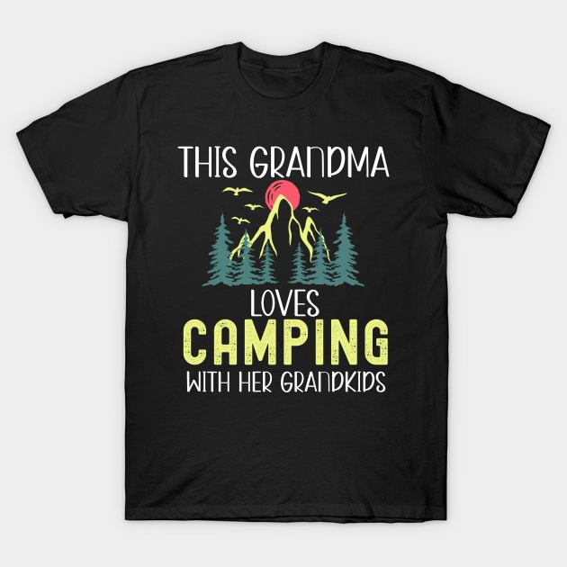 Camper This Grandma Loves Camping With Her Grandkids T-Shirt by madani04